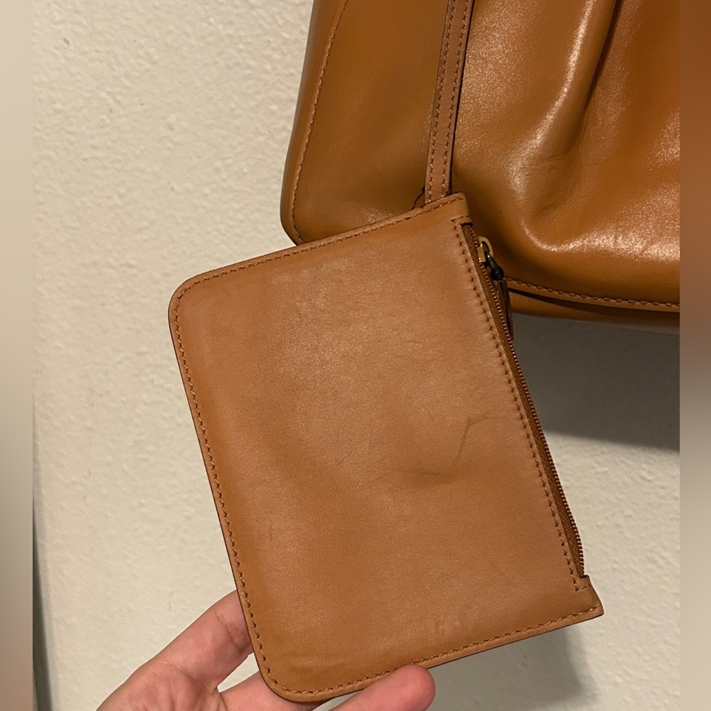GUCCI Tom Ford Jackie Vitello Calfskin Leather Bag w/ Zip Pouch Vintage 90s VTG - Picture 12 of 16
